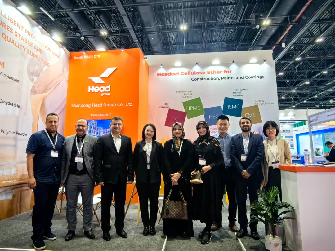 “展”出风采！9U(中国)一站式服务平台集团携Headcel纤维素醚实力亮相2024中东涂料展！